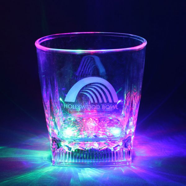 Hollywood Bowl LED Light Up Rocks Glass